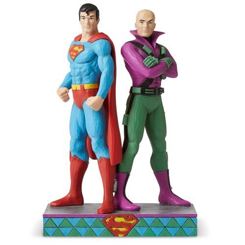DC Comics Superman and Lex Luthor Statue by Jim Shore - Enesco