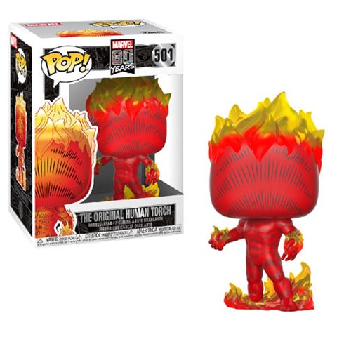 Marvel Fantastic Four 80th First Appearance Human Torch Pop! Vinyl Figure - Funko