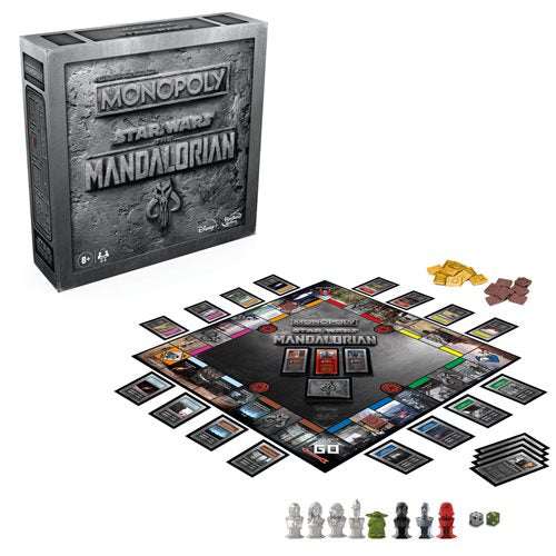 Star Wars The Mandalorian Edition Deluxe Monopoly Game - Hasbro