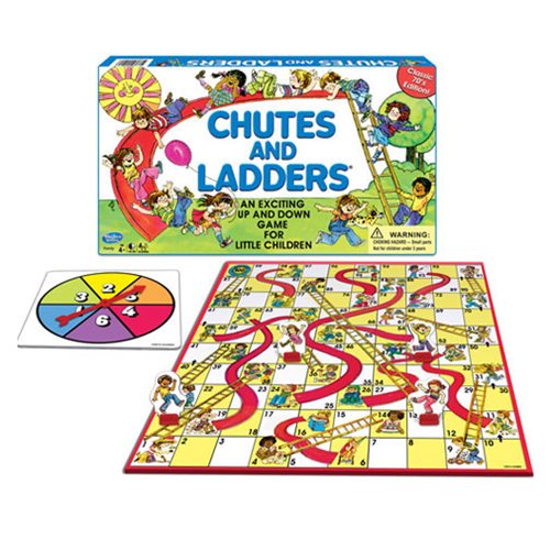 Classic Chutes and Ladders Game - Winning Moves