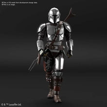 Load image into Gallery viewer, Star Wars The Mandalorian Beskar Armor Silver Coating Version 1:12 Scale Model Kit - Bandai
