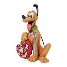 Load image into Gallery viewer, Disney Traditions Pluto Holding Heart Statue by Jim Shore - Enesco
