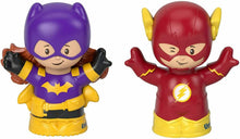 Load image into Gallery viewer, Little People DC Super Friends Batgirl The Flash Figure 2-Pk - Fisher-Price
