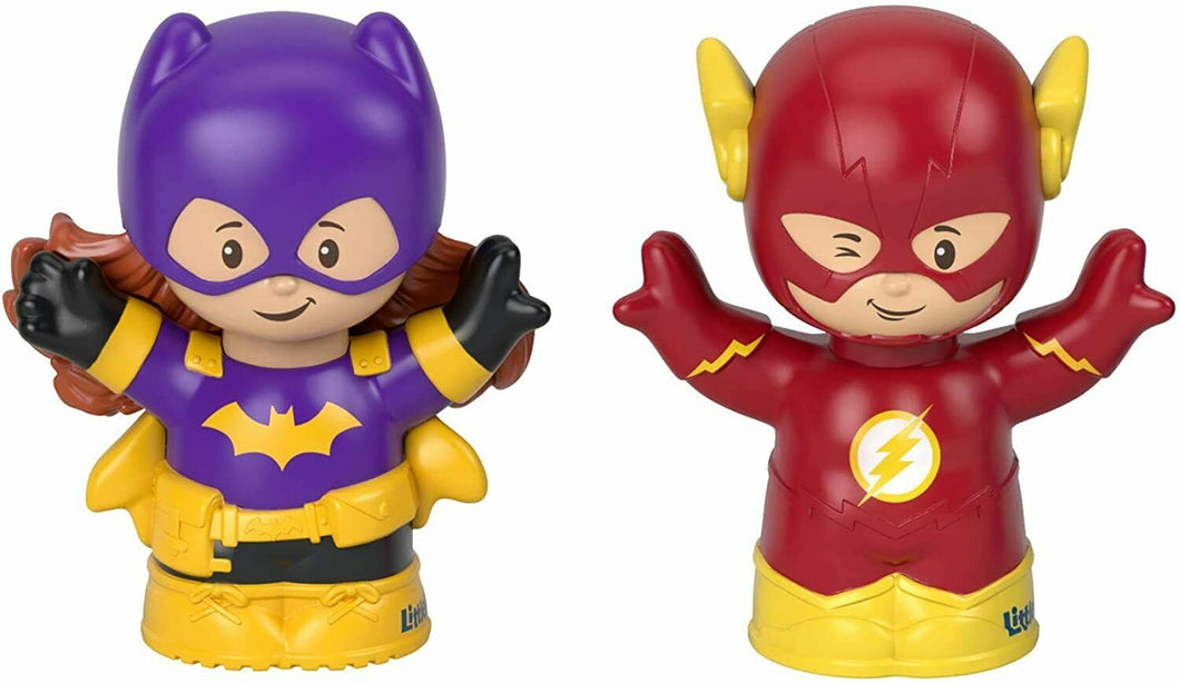 Little People DC Super Friends Batgirl The Flash Figure 2-Pk - Fisher-Price