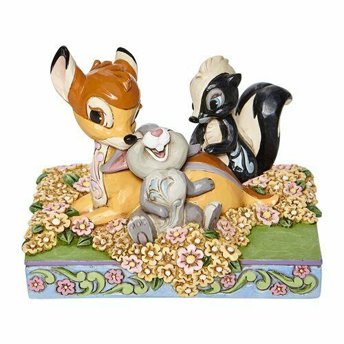 Disney Traditions Bambi and Friends in Flowers 