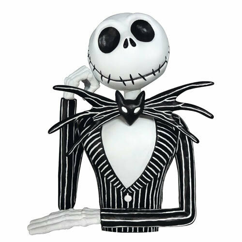 Nightmare Before Christmas Jack Skellington Bust Bank - Monogram